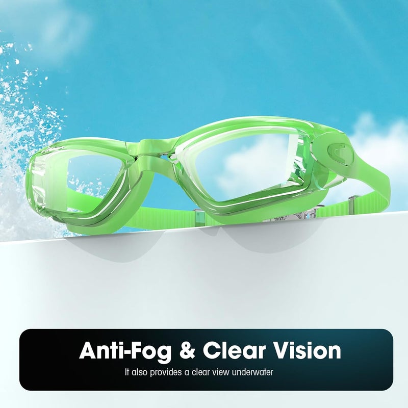 Braylin Swim Goggles, 2-Pack Swimming Goggles, Anti Fog, No Leaking For Adult Women Men Youth - Image 2